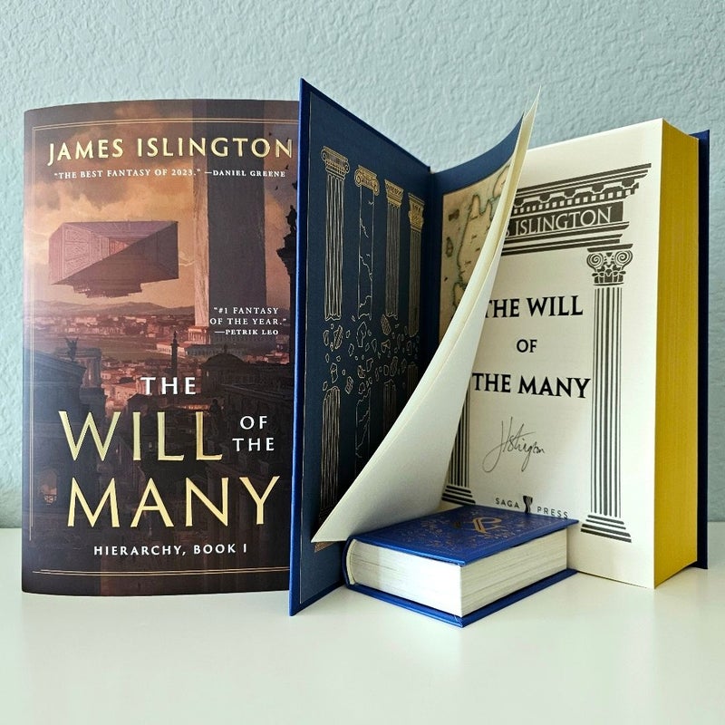 The Will of the Many SIGNED by James Islington Deluxe Edition First Print