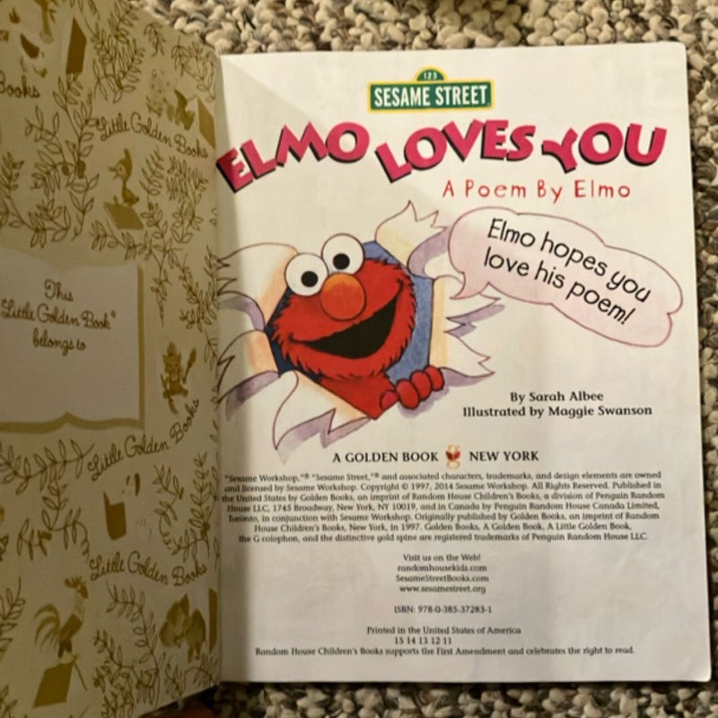 Elmo Loves You (Sesame Street)