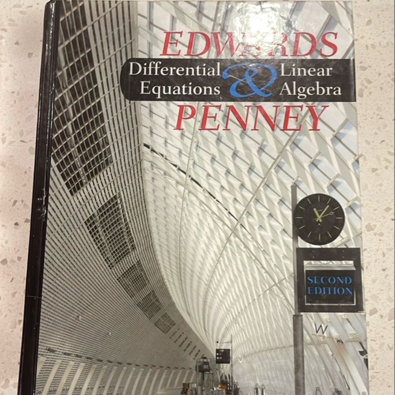 Differential Equations and Linear Algebra