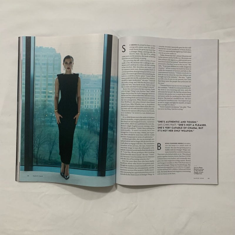 Vanity Fair Millie Bobby Brown  “Life After Strange” Issue March 2025 Magazine