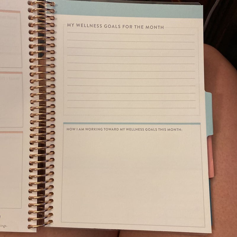 Erin Condren A5 Wellness Log