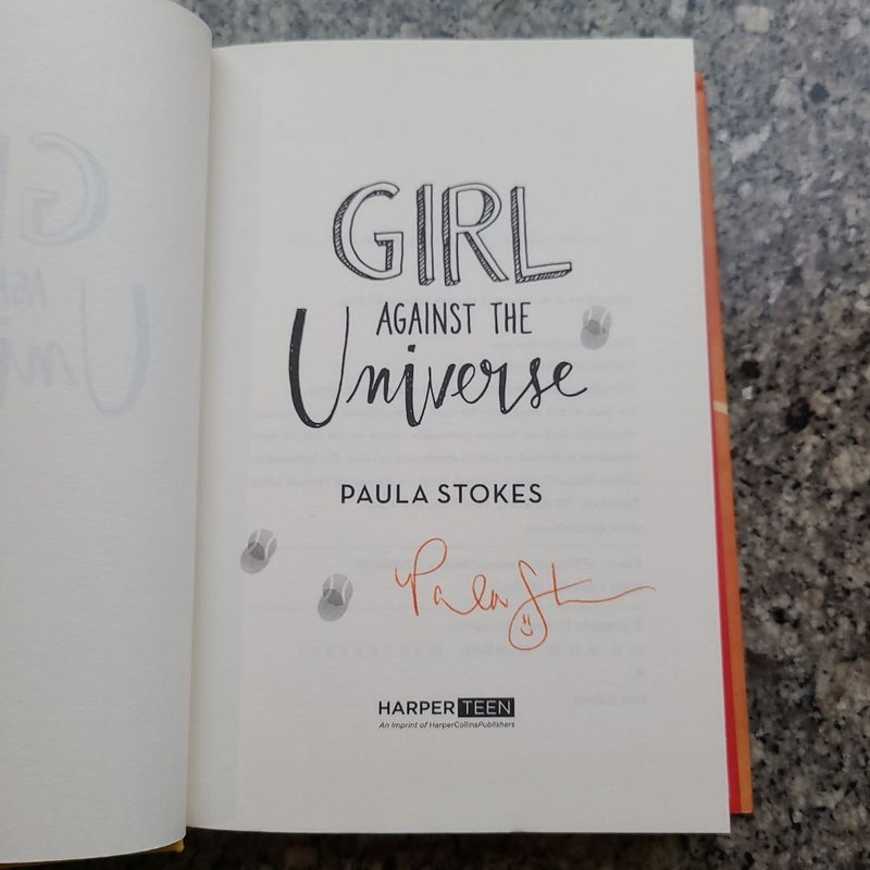 Girl Against the Universe (Signed)