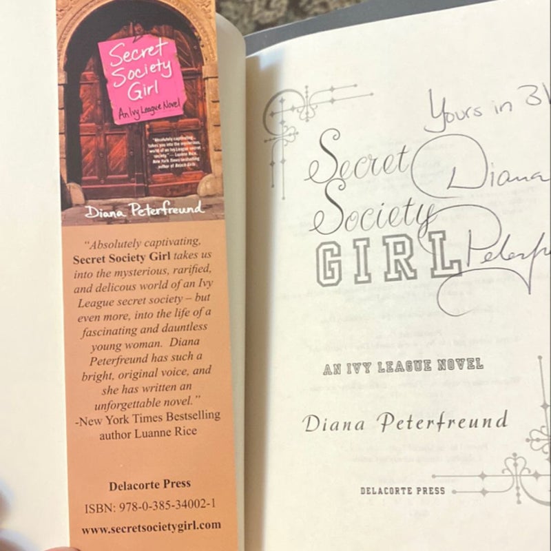 Secret Society Girl *Autographed Copy*