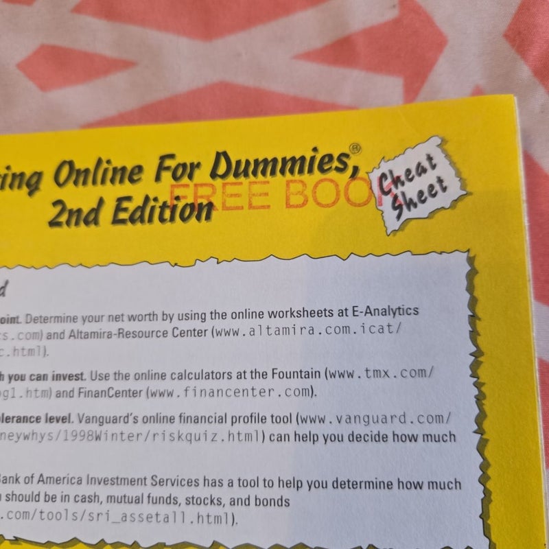 Investing Online for Dummies