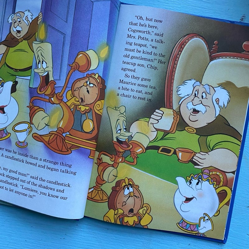 Y2K Vintage Disney Beauty and the Beast Picture Book