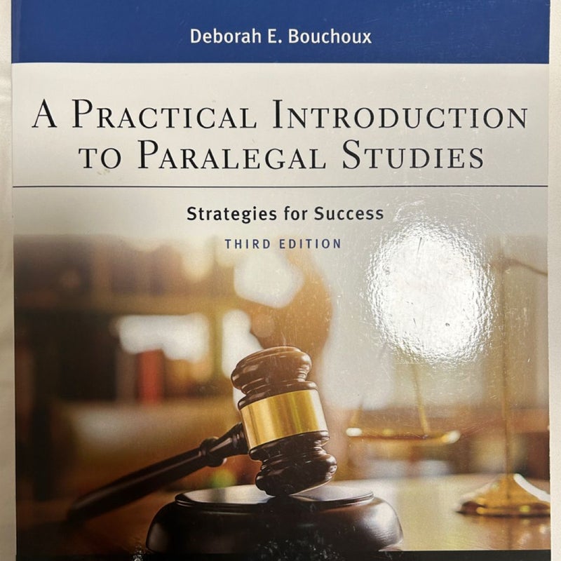 A Practical Introduction to Paralegal Studies