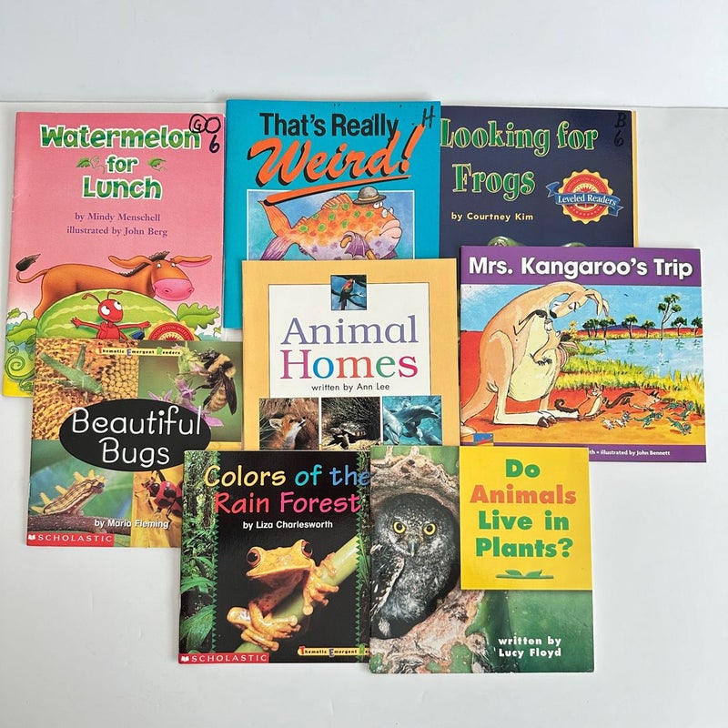 Learn to Read Animal Book Bundle, Lot of 17, Early Reader