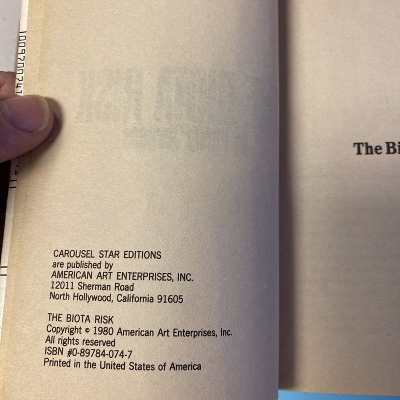 The Biota Risk