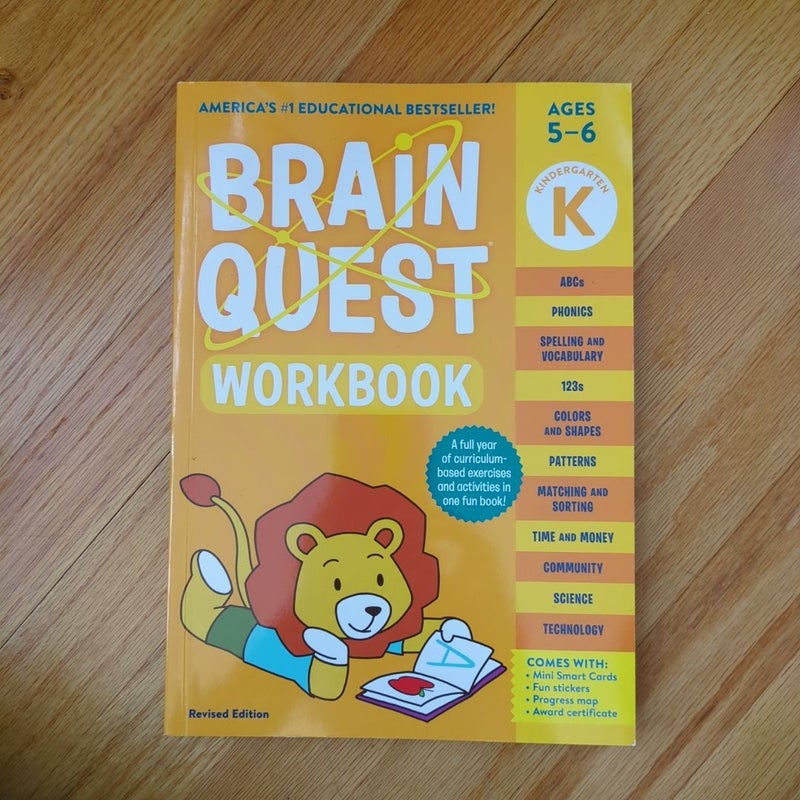 Brain Quest Kindergarten Workbook 