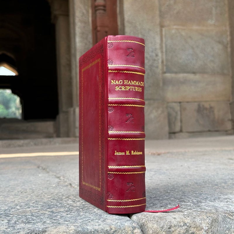 The Nag Hammadi Scriptures by Marvin W. Meyer Leather-Bound Edition 