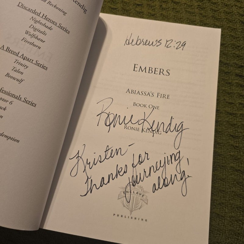 Embers (Author Signed)