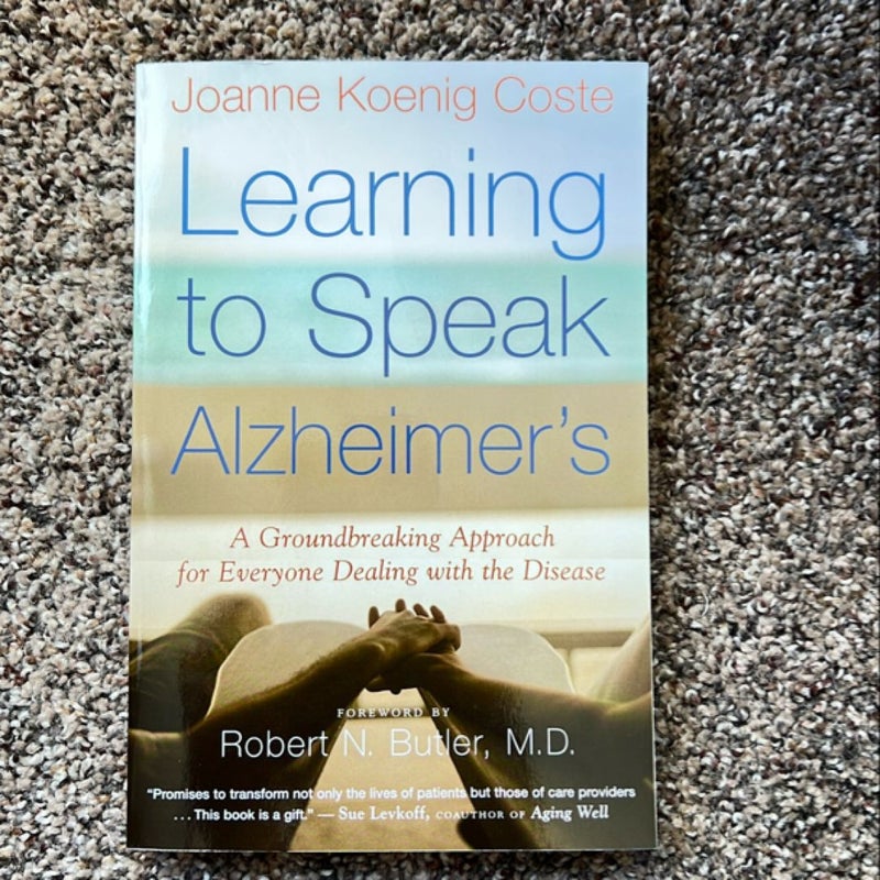 Learning to Speak Alzheimer's