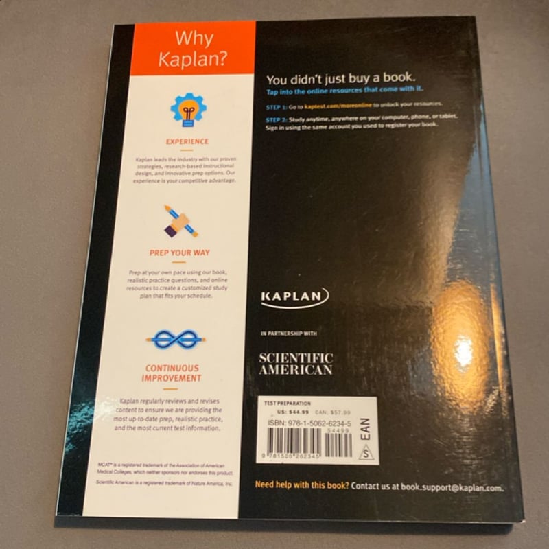 MCAT Physics and Math Review 2021-2022 by Kaplan Test Prep