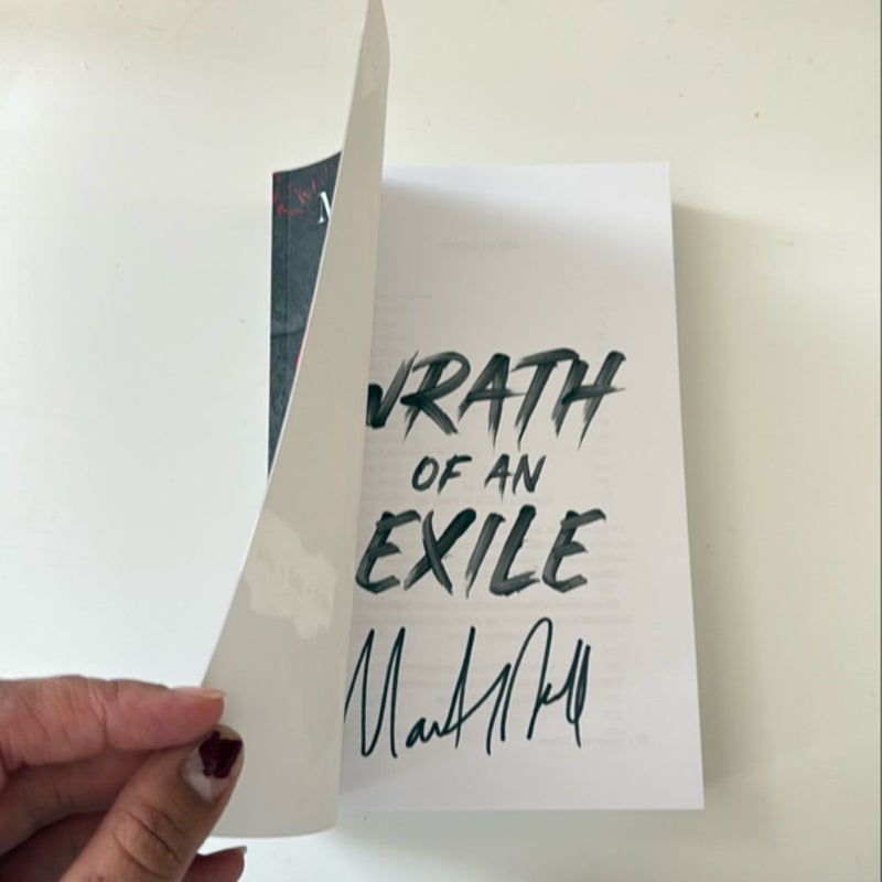 Wrath of an exile (signed 
