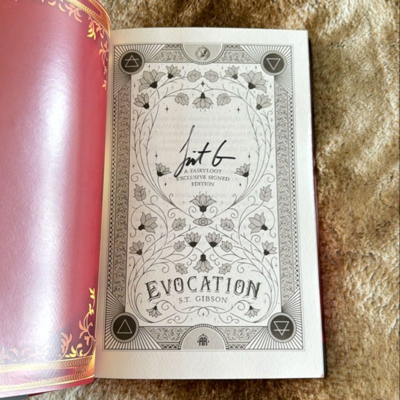 Evocation *Fairyloot SIGNED Exclusive Edition*