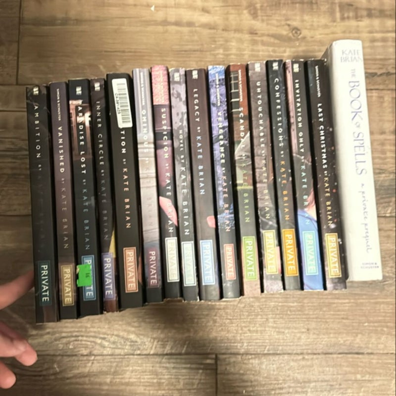 Private Series Set of 16 books