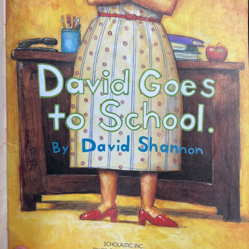 David Goes to School paperback children’s book