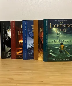 Percy Jackson and The Olympians Complete Paperback Book Set