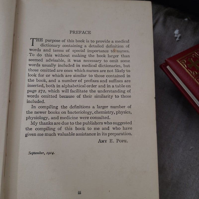 A Medical Dictionary for Nurses