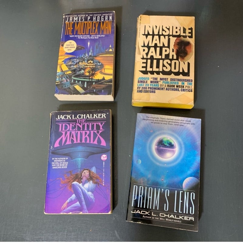 4 Classic Science Fiction Books Bundle