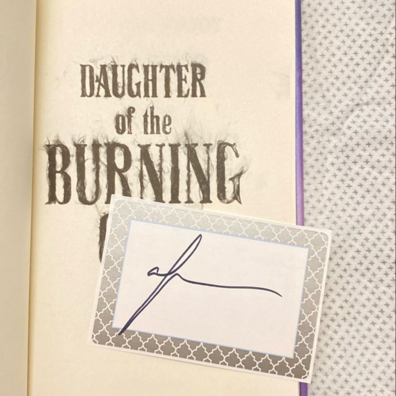 Daughter of the Burning City (Owlcrate/signed bookplate)