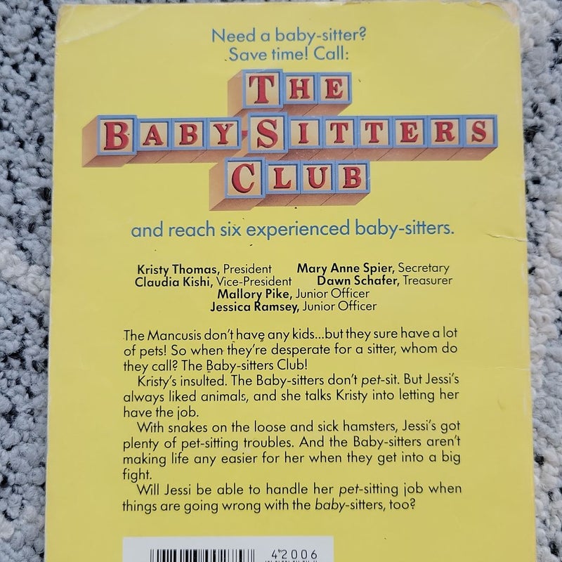 The Baby-Sitters Club #22 Jessi Ramsey, Pet-sitter