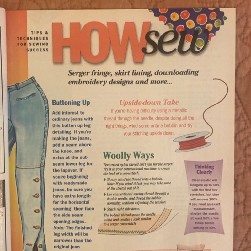 Sew News Magazine (April 2001)