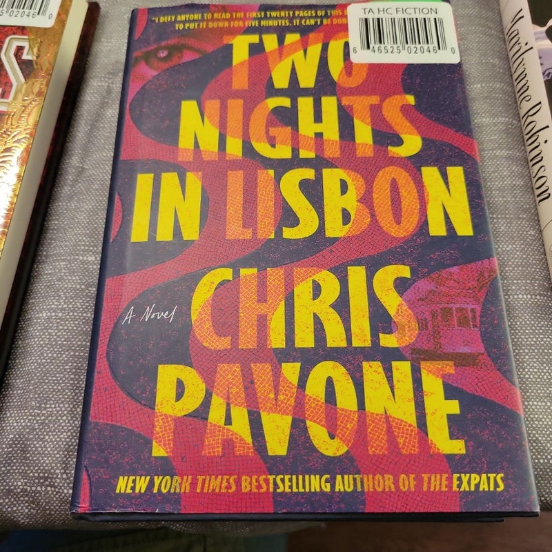 Two Nights in Lisbon First Edition 