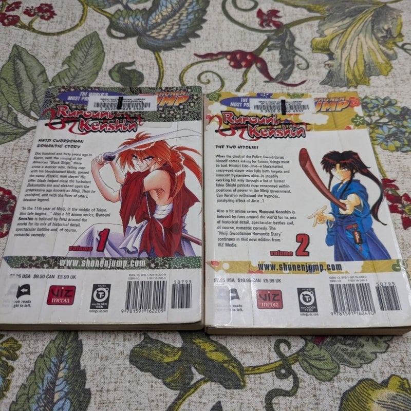 Rurouni Kenshin, Vol. 1 and 2