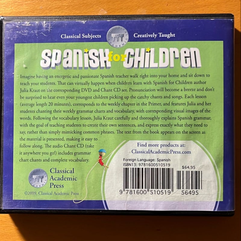 Spanish for Children Primer A Audio DVD/CD set