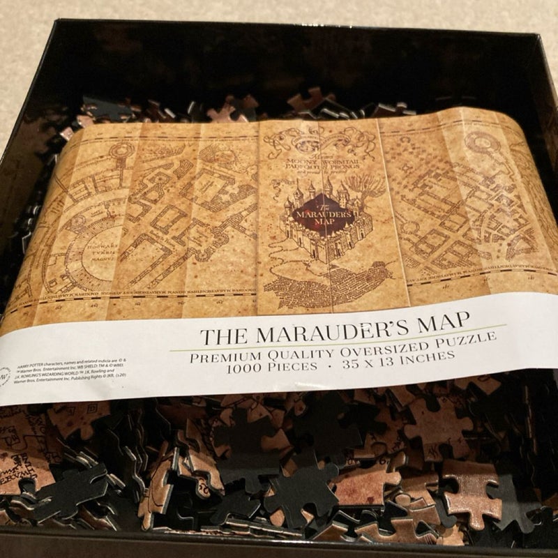 Harry Potter Marauder’s Map 1000pc puzzle