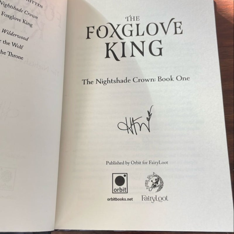 The Foxglove King Fairyloot Edition