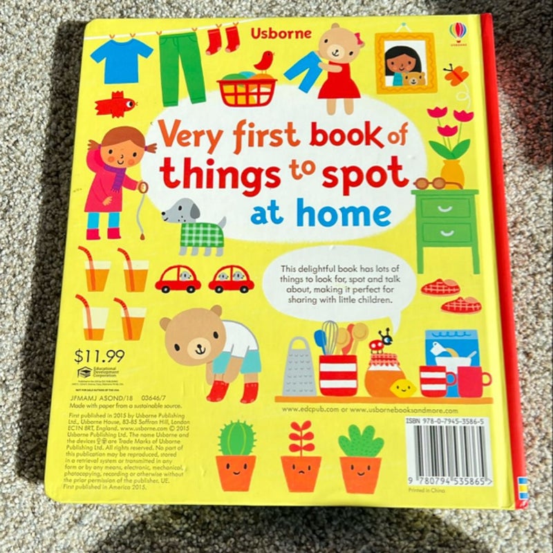 Very First Book of Things to Spot at Home