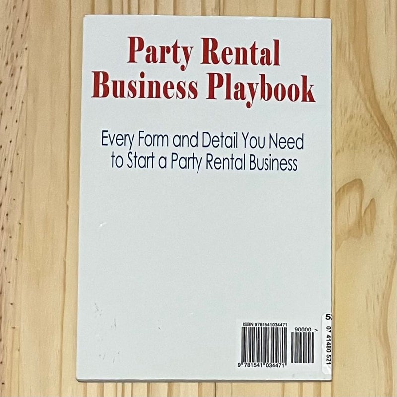 Party Rental Business Playbook