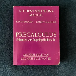 Student Solutions Manual for Precalculus