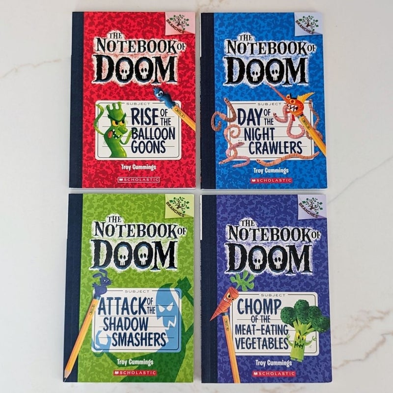 The Notebook of Doom Bundle of 4 Books