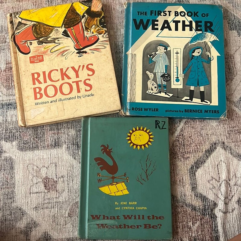 Vintage Weather Childrens Books