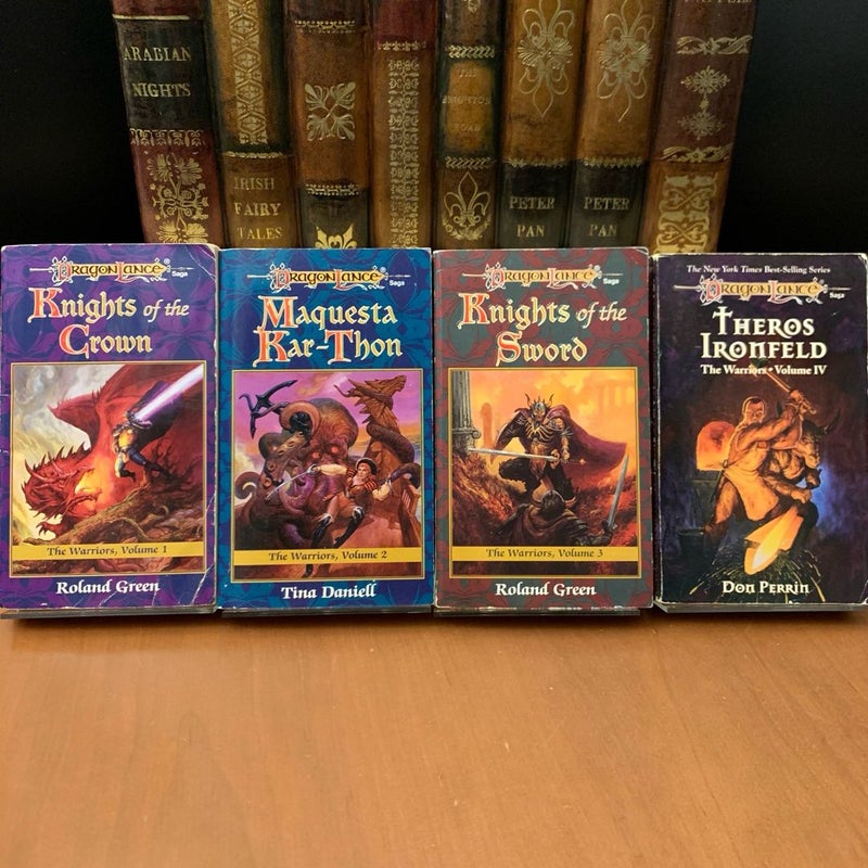 DragonLance: Complete Warriors Series Set: Knights of the Crown, Maquesta Kar-Thon, Knights of the Sword, Theros Ironfeld, Knights of the Rose, Lord Soth, The Wayward Knights