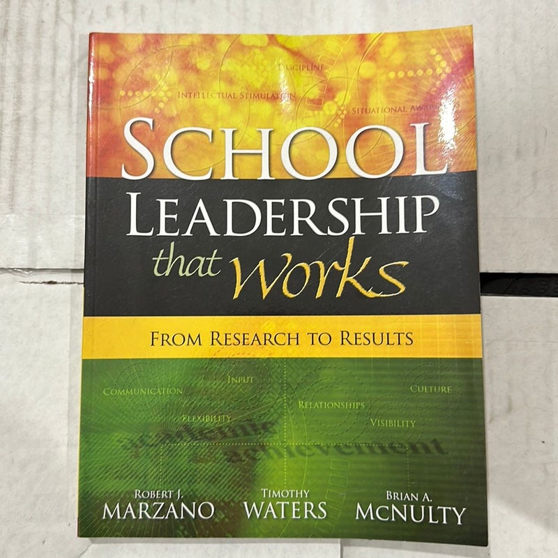 School Leadership That Works