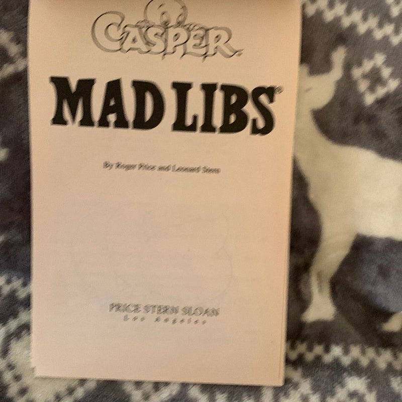 Casper Mad Libs 