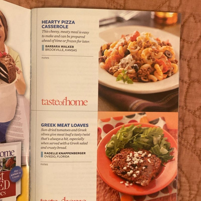 Taste of  Home Freezer Meals (Recipe Cards)