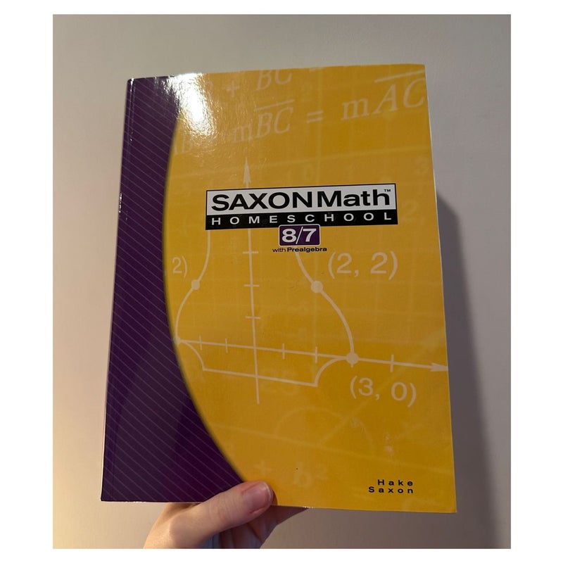 Saxon Math Homeschool 8/7