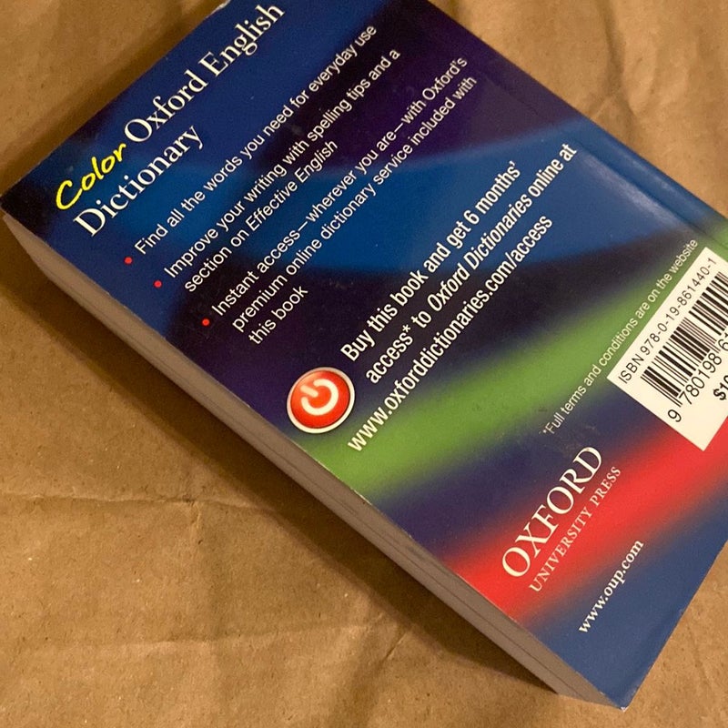 Color Oxford English Dictionary