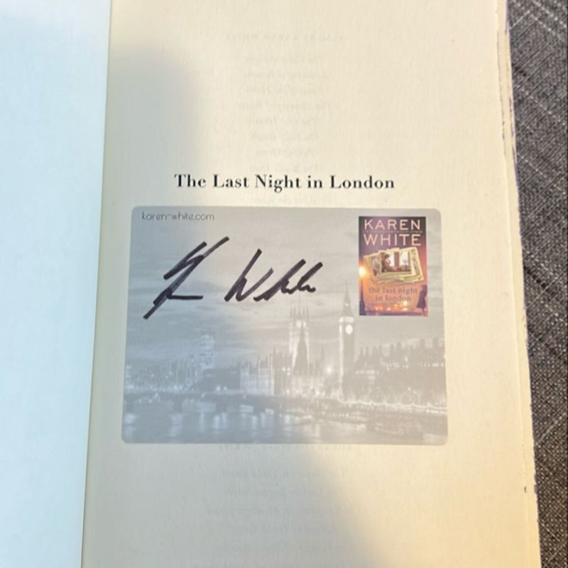 The Last Night in London - SIGNED with Sprayed Edges