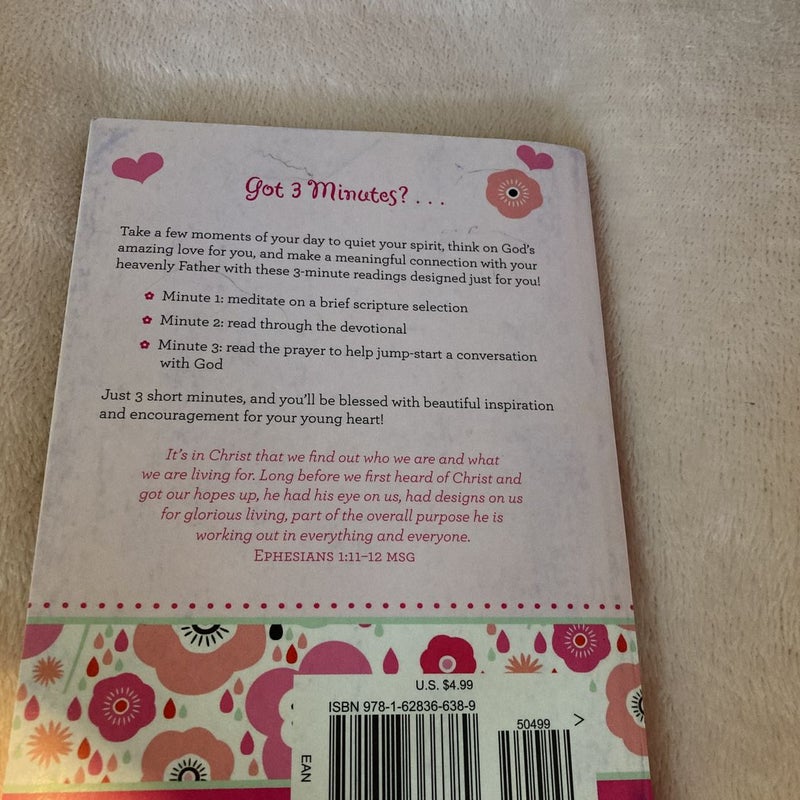 3-Minute Devotions for Girls