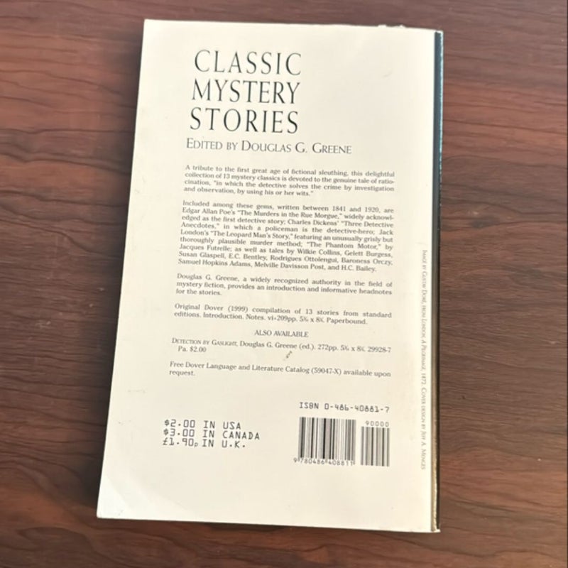 Classic Mystery Stories