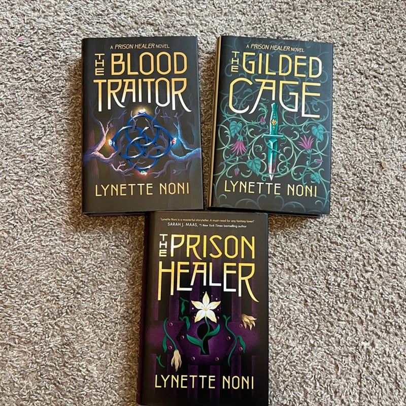 The Prison Healer The Gilded  Cage The blood traitor  Fairyloot series 