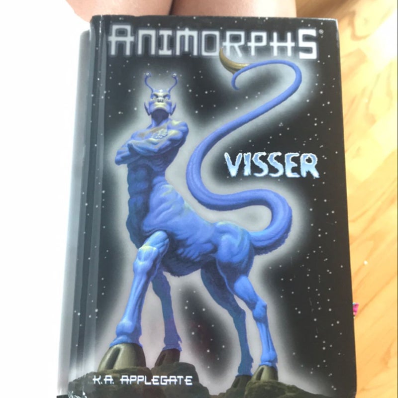 Animorphs Visser hardcover with dust jacket