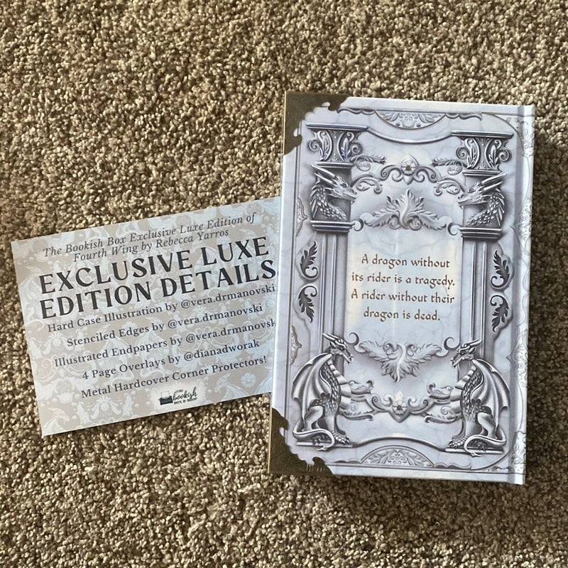 Fourthwing Bookish Box Special Edition Reprint Unsigned 