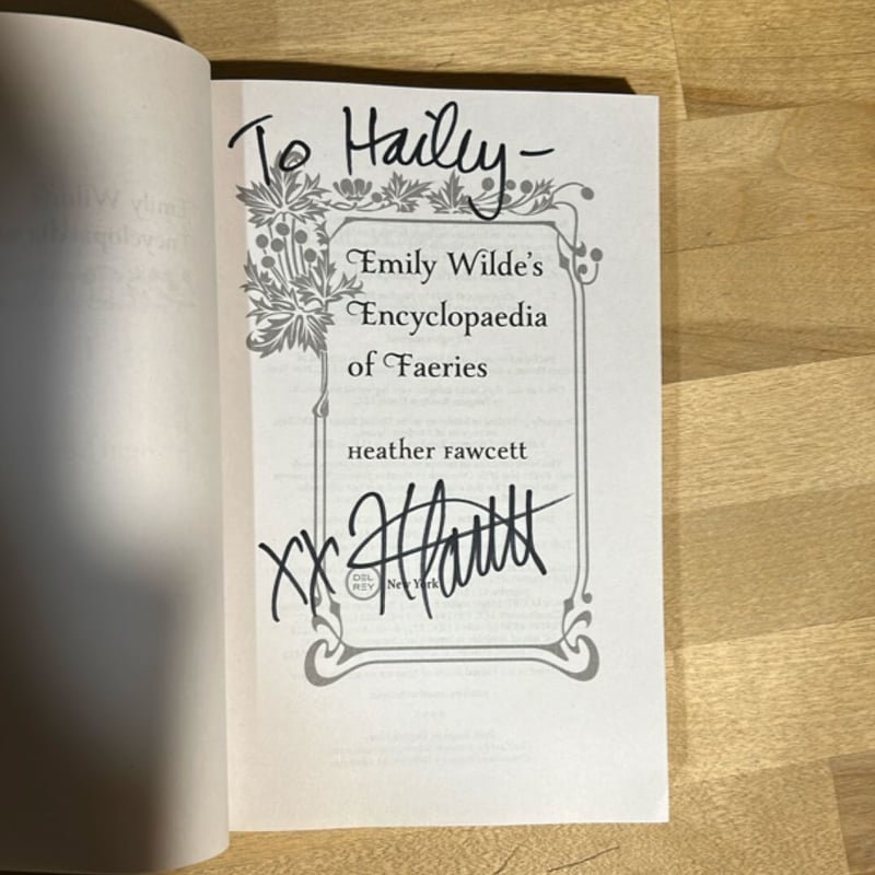 Emily Wilde's Encyclopaedia of Faeries